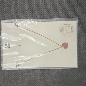 Rose gold necklace